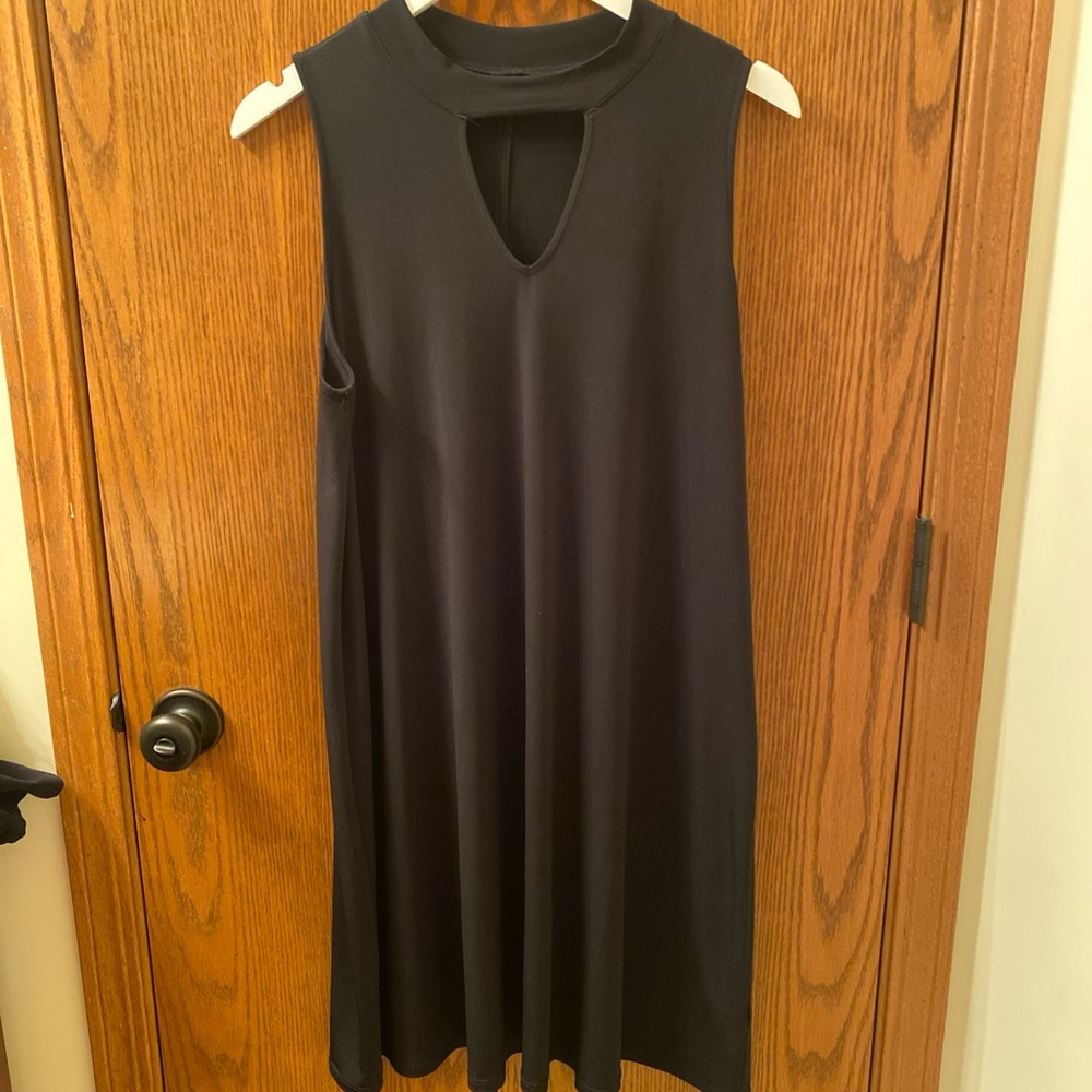 Maurices Black Midi Dress Large